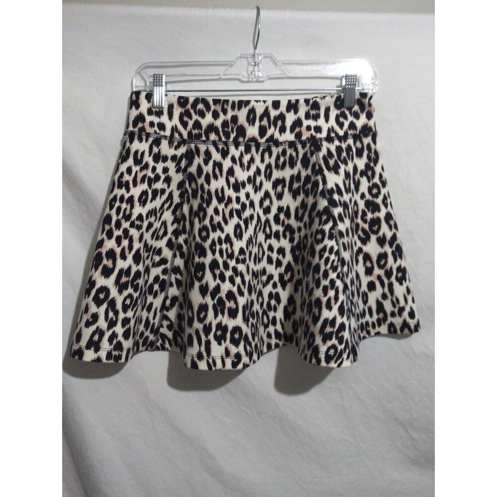PJK Patterson J Kincaid Size Small Animal Print Flared Mini Skirt